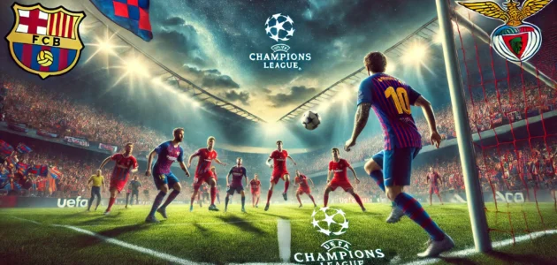 بث مباشر مبارة برشلونة و بنفيكا 2025